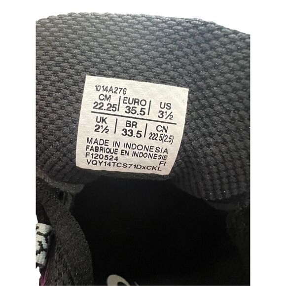 ASICS Women's Gel-Venture 9 Cushioned Trail Running Shoes Black Berry Size Youth - Picture 6 of 6